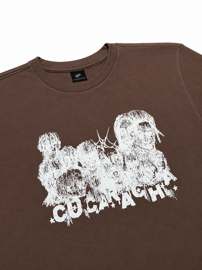 CAMISETA D01 MARROM